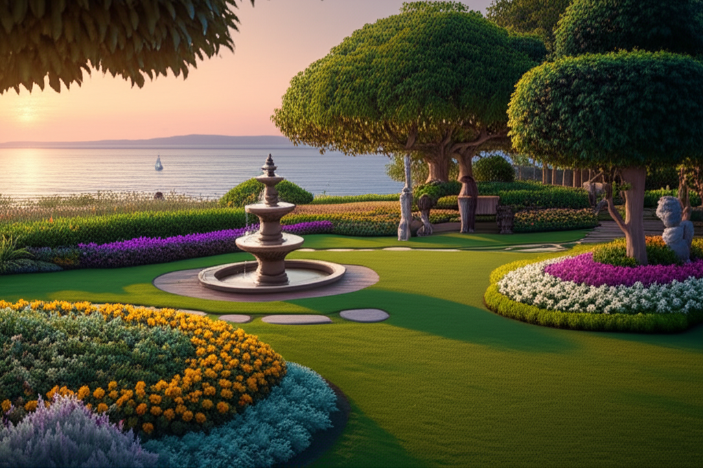 Modern Residential Garden - Image 1